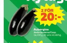 Stora Coop Aubergine erbjuda