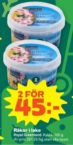 Stora Coop Räkor i lake erbjuda