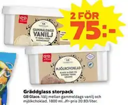 Stora Coop Gräddglass storpack erbjuda