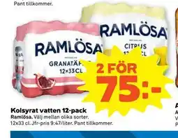 Stora Coop Kolsyrat vatten 12-pack erbjuda