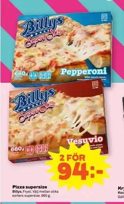 Stora Coop Pizza supersize, Medlemspris erbjuda