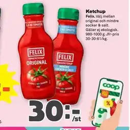 Stora Coop Ketchup, Medlemspris erbjuda