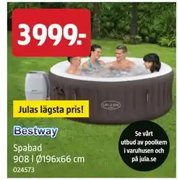 Jula Spabad 908 l Ø196x66 cm erbjuda