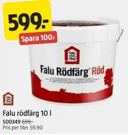 Jula Falu rödfärg 10 l erbjuda