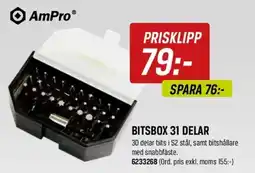 Swedol Bitsbox 31 delar erbjuda