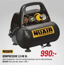 Swedol Kompressor 1,5 HK erbjuda