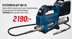 Swedol Fettspruta GFP 18V-10 erbjuda