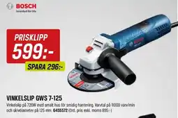 Swedol BOSCH Vinkelslip GWS 7-125 erbjuda