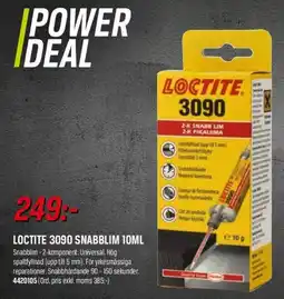 Swedol Loctite 3090 snabblim erbjuda