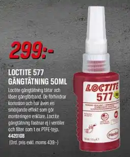 Swedol Loctite 577 gängtätning erbjuda
