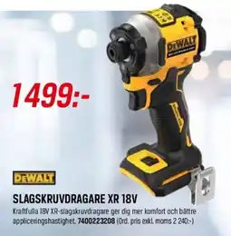 Swedol Slagskruvdragare XR 18V erbjuda