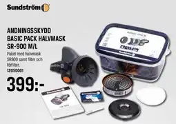 Swedol Andningsskydd basic pack halvmask SR-900 M/L erbjuda
