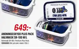 Swedol Andningsskydd plus pack halvmask SR-100 M/L erbjuda