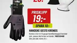 Swedol Handske gesto kronos erbjuda