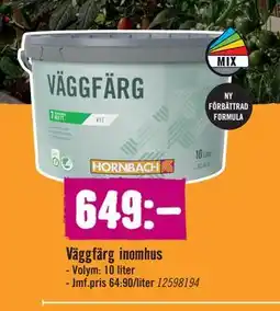 Hornbach Väggfärg inomhus erbjuda