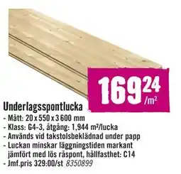 Hornbach Underlagsspontlucka erbjuda