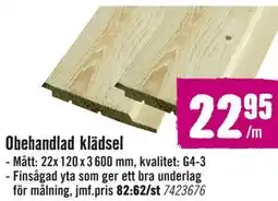 Hornbach Obehandlad klädsel erbjuda
