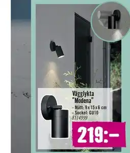 Hornbach Vägglykta ”Modena” erbjuda