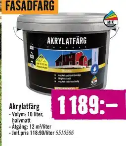 Hornbach Akrylatfärg erbjuda
