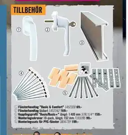 Hornbach Fönsterhandtag ”Basic & Comfort” erbjuda