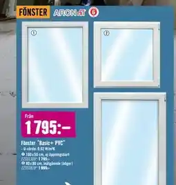 Hornbach Fönster ”Basic+ PVC” erbjuda