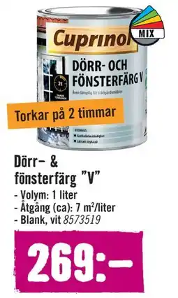 Hornbach Dörr- & fönsterfärg ”V” erbjuda