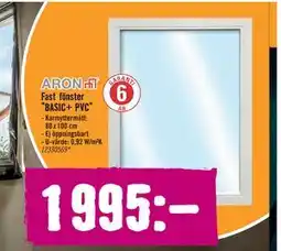 Hornbach Fast fönster ”BASIC+ PVC” erbjuda