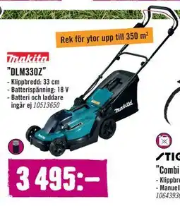 Hornbach Makita ”DLM330Z” erbjuda