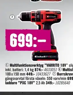 Hornbach Borrskruvdragare ”TC-CD 18/35 Li 18V” erbjuda
