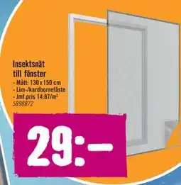 Hornbach Insektsnät till fönster erbjuda