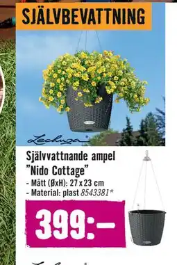 Hornbach Självvattnande ampel ”Nido Cottage” erbjuda