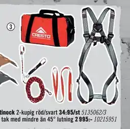Hornbach Fallskyddskit ”Roofer 15 m” erbjuda