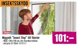 Hornbach Myggnät ”Insect Stop” till fönster erbjuda