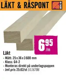 Hornbach Läkt erbjuda