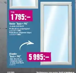 Hornbach Altandörr ”Basic+ PVC” erbjuda
