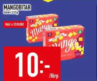 Matdax Mangobitar garant erbjuda