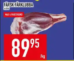 Matdax Färsk fårklubba erbjuda