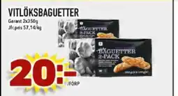 Matdax Vitlöksbaguetter erbjuda