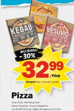 Pekås Pizza erbjuda