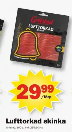 Pekås Lufttorkad skinka erbjuda