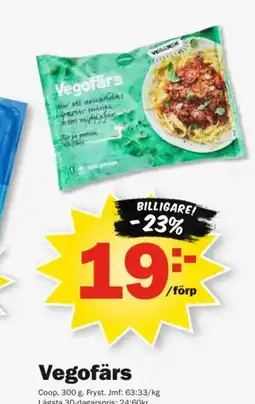Pekås Vegofärs erbjuda