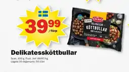 Pekås Delikatessköttbullar erbjuda