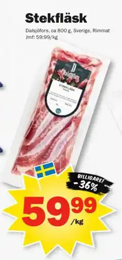 Pekås Stekfläsk erbjuda