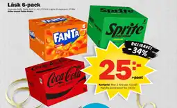 Pekås Läsk 6-pack erbjuda