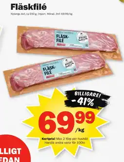 Pekås Fläskfilé erbjuda