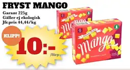 Bonum Matmarknad Fryst mango erbjuda