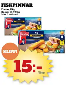 Bonum Matmarknad Fiskpinnar erbjuda