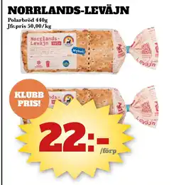 Bonum Matmarknad Norrlands-leväjn erbjuda