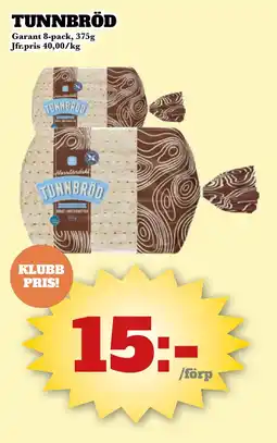 Bonum Matmarknad Tunnbröd erbjuda