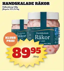 Bonum Matmarknad Handskalade räkor erbjuda